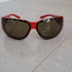 Versus Versace Red Sunglasses